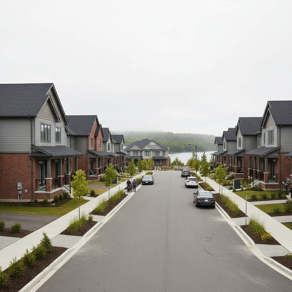 Modern suburban homes in Halifax